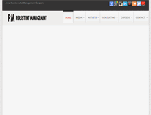 Tablet Screenshot of persistentmanagement.com